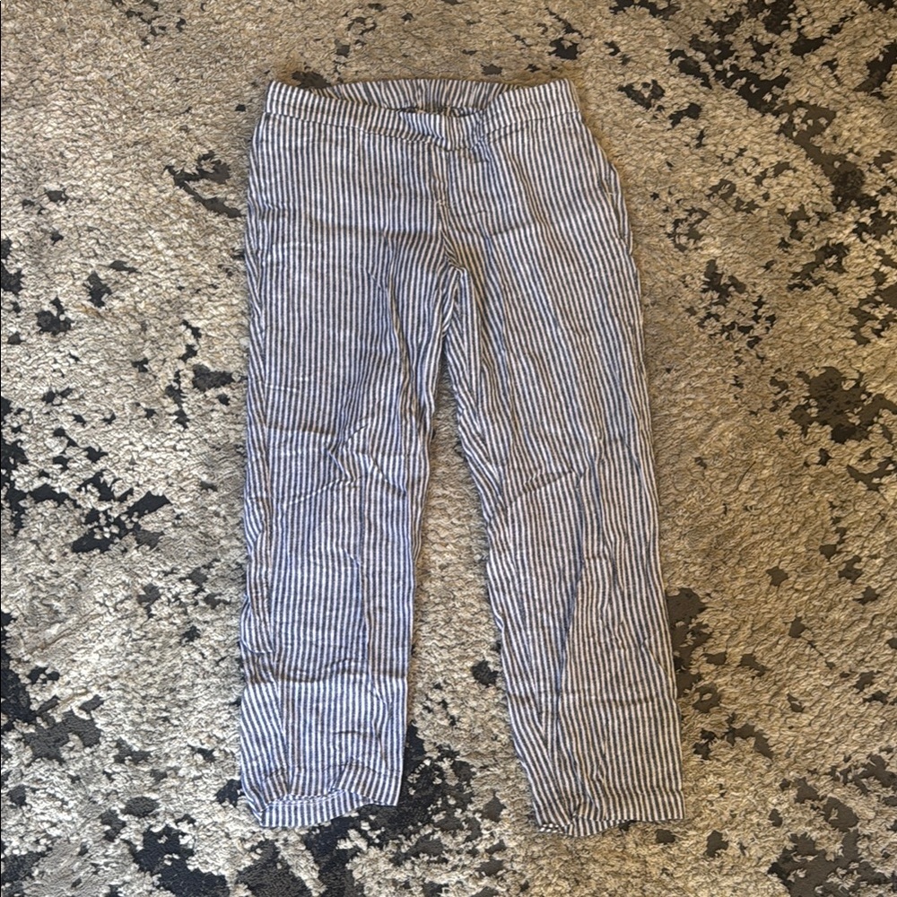 Striped Blue and White Pants